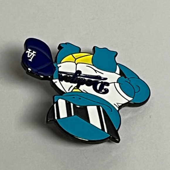 LA Dodgers Pokemon Squirtle Hat Pin Brooch Pins Fitted Hats Bag New Era - Picture 4 of 8